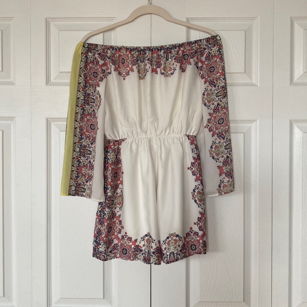 Fun white romper!